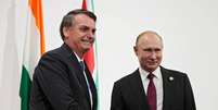 Presidentes Jair Bolsonaro e Vladimir Putin   Foto: Sputnik/Mikhail Klimentyev/Kremlin / Reuters