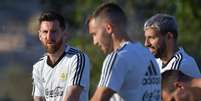 Leo Messi durante o treino da seleção da Argentina em Belo Horizonte (MG)  Foto: GLEDSTON TAVARES/FRAMEPHOTO / Estadão