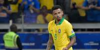 Gabriel Jesus durante o duelo contra a Argentina pela semifinal da Copa da América 2019, no estádio do Mineirão (02/07/2019)  Foto: GLEDSTON TAVARES/FRAMEPHOTO / Estadão