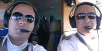 Copiloto fez homenagem ao amigo nas redes sociais: "Um piloto dedicado que amava voar"  Foto: Facebook/Matheus Pasquotti / Reprodução