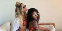 A cantora&nbsp;Ludmilla e a namorada, a bailarina Brunna Gon&ccedil;alves.  Foto: Instagram/@ludmilla / Estad&atilde;o