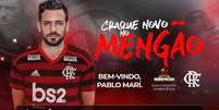 Anúncio foi feito nas redes sociais do Flamengo (Foto: Divulgação/Flamengo)  Foto: LANCE!