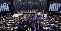 Das seis votações sobre modificações no texto da Reforma da Previdência, o governo venceu cinco até o início da noite desta setxa-feira  Foto: Câmara dos Deputados / BBC News Brasil