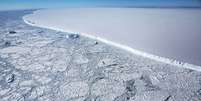 O iceberg A68 tem quatro vezes o tamanho de Londres  Foto: Mario Tama/Getty Images / BBC News Brasil