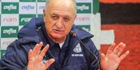T&eacute;cnico Luiz Felipe Scolari, do Palmeiras  Foto: EVERTON PEREIRA/O FOTOGR&Aacute;FICO / Estad&atilde;o Conte&uacute;do