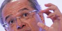 Ministro Paulo Guedes fala durante semin&aacute;rio em Bras&iacute;lia 8/4/2019 REUTERS/Adriano Machado  Foto: Reuters