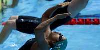 Etiene Medeiros está na final do Mundial de natação nos 50m costas (Foto:Satiro Sodré)  Foto: Lance!