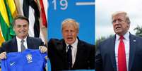 Enquanto Bolsonaro é chamado de 'Trump dos Trópicos', Boris Johnson já está sendo apelidado de 'Trump britânico'. Mas será que as similaridades com Trump podem aproximar os líderes britânico e brasileiro?  Foto: BBC News Brasil