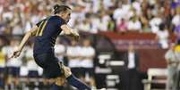 Gareth Bale em campo pelo Real Madrid contra o Arsenal pela International Champions Cup   Foto: Geoff Burke / USA Today Sports / Reuters