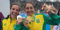 Brasil saiu do zero no quadro de medalhas com dobradinha no triatlo  Foto: Divulgação