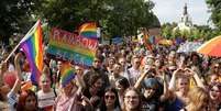 Em 20 de julho, a cidade de Bialystok celebrou sua parada do orgulho LGBT, que acabou alvo de ataques  Foto: DW / Deutsche Welle