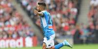 Lorenzo Insigne participou dos três gols do Napoli (Foto: Divulgação)  Foto: Lance!