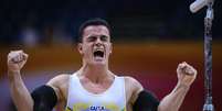 Caio Souza conquistou mais uma medalha no Pan de Lima. (Crédito: Ricardo Bufolin/CBG)  Foto: LANCE!