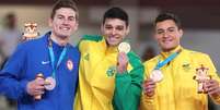 Brasil está em 3º no quadro de medalhas.  Foto: Ricardo Bufolin / CBG