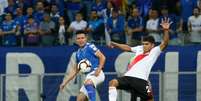 Partida entre as equipes de Cruzeiro x River Plate, válida pelo segundo jogo das oitavas de finais da Copa Libertadores da America 2019, realizado no estadio Mineirão em Belo Horizonte  Foto: Felipe Correia / Agência O Dia / Estadão