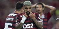 Faz careta para o drama! Gabigol marca duas vezes e vira herói (Foto: MAURO PIMENTEL / AFP)  Foto: Lance!