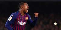 Meia-atacante Malcom comemora gol pelo Barcelona
06/02/2019
REUTERS/Sergio Perez  Foto: Reuters