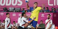 Brasil venceu o Peru no handebol pelos Jogos Pan-Americanos de Lima 2019  Foto: Miguel Bellido / Lima 2019