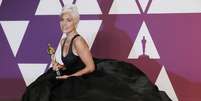 Lady Gaga com Oscar de melhor música original por &#039;Shallow&#039;  Foto: Mike Segar / Reuters