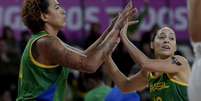 Meninas do Brasil venceram outra e agora estão na final do basquete (Foto: COB)  Foto: Lance!
