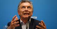 Presidente da Argentina, Mauricio Macri, durante entrevista coletiva em Buenos Aires  Foto: Agustin Marcarian / Reuters