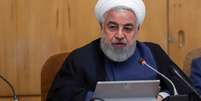Presidente do Irã, Hassan Rouhani, durante reunião de gabinete em Teerã
14/08/2019 Site oficial do presidente/Divulgação via REUTERS  Foto: Reuters