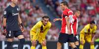 DESENTROSADO? Griezmann não correspondeu às expectativas que rondavam sua estreia (Foto: AFP)  Foto: LANCE!