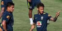 Thiago Silva e Neymar(Foto: NELSON ALMEIDA/AFP)  Foto: LANCE!