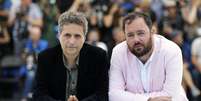 Kleber Mendonça Filho e Juliano Dornelles durante o Festival de Cinema de Cannes, na França  Foto: Stephane Mahe / Reuters
