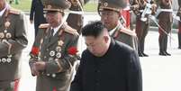 Líder da Coreia do Norte, Kim Jong Un. 27/7/2019.  KCNA via REUTERS      Foto: Reuters