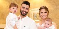 Gusttavo Lima afasta possibilidade de parar de expor os filhos na web  Foto: Divulgação, Instagram, Andressa Suita / PurePeople