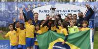 Time brasileiro do PSG Academy (Foto: Divulgação)  Foto: Lance!