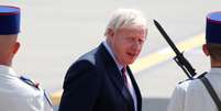 Boris Johnson, primeiro-ministro britânico, chega a Biarritz para cúpula do G7, França 27/08/2019. REUTERS/Regis Duvignau   Foto: Reuters