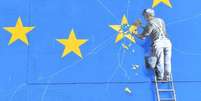 Mural de Banksy crítico ao Brexit desaparece no Reino Unido  Foto: ANSA / Ansa