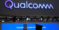 Logotipo da Qualcomm aparece durante feira Mobile World Congress, em Xangai, China. 28/6/2019. REUTERS/Aly Song   Foto: Reuters