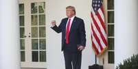 Presidente dos EUA, Donald Trump, na frente da Casa Branca, em Washington. 29/8/2019. REUTERS/Leah Millis   Foto: Reuters
