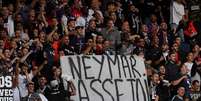 Torcida do PSG ofendeu Neymar na primeira rodada do Francês (Foto: AFP)  Foto: LANCE!