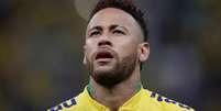 Neymar em jogo contra o Qatar, em junho, pela Seleção  Foto: Ueslei Marcelino / Reuters