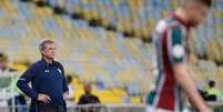 Técnico Oswaldo de Oliveira durante partida entre Fluminense e Avaí  Foto: Estadão Conteúdo