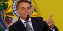 Presidente Jair Bolsonaro durante cerimônia no Palácio do Planalto
03/09/2019 REUTERS/Adriano Machado   Foto: Reuters