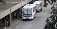 Protesto de motoristas de ônibus fecha 17 terminais e afeta trânsito em São Paulo  Foto: Willian Moreira / Futura Press