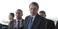 Na segunda-feira (1º), presidente da República, Jair Bolsonaro, parou para fala com a imprensa no Palácio da Alvorada, como de costume  Foto: DIDA SAMPAIO / Estadão