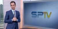 Jornalista César Tralli como apresentador do 'SPTV'  Foto: Reprodução de 'SPTV - 1ª edição' (2019) / Globo / Estadão Conteúdo