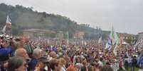 Com multidão em evento da Liga, Salvini critica imigração  Foto: ANSA / Ansa - Brasil
