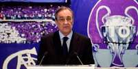 Florentino Perez é presidente do Real Madrid desde 2009 (Foto: Pierre-Philippe Marcou/ AFP)  Foto: Lance!