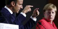 Macron e Merkel
25/08/2019
Ian Langsdon/Pool via REUTERS  Foto: Reuters