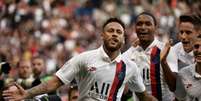 Neymar marcou dois gols em dois jogos em seu retorno ao PSG (Foto: AFP)  Foto: Lance!