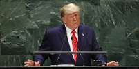 Presidente dos EUA, Donald Trump, discursa na Assembleia Geral da ONU
24/09/2019
REUTERS/Lucas Jackson  Foto: Reuters
