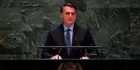 Bolsonaro abriu a Assembleia-Geral da ONU nesta semana  Foto: AFP / BBC News Brasil