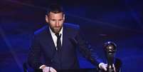 Messi conquistou o prêmio de melhor do mundo pela sexta vez (Foto: AFP)  Foto: Lance!